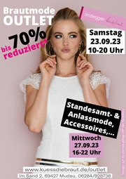 Brautmode Outlet 27.09.