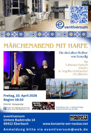 M&auml;rchenabend mit Harfe 10.04.