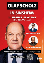 Olaf Scholz Sinsheim 11.02.