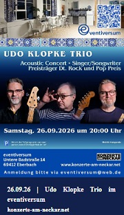 Udo Klopke Trio 26.09.